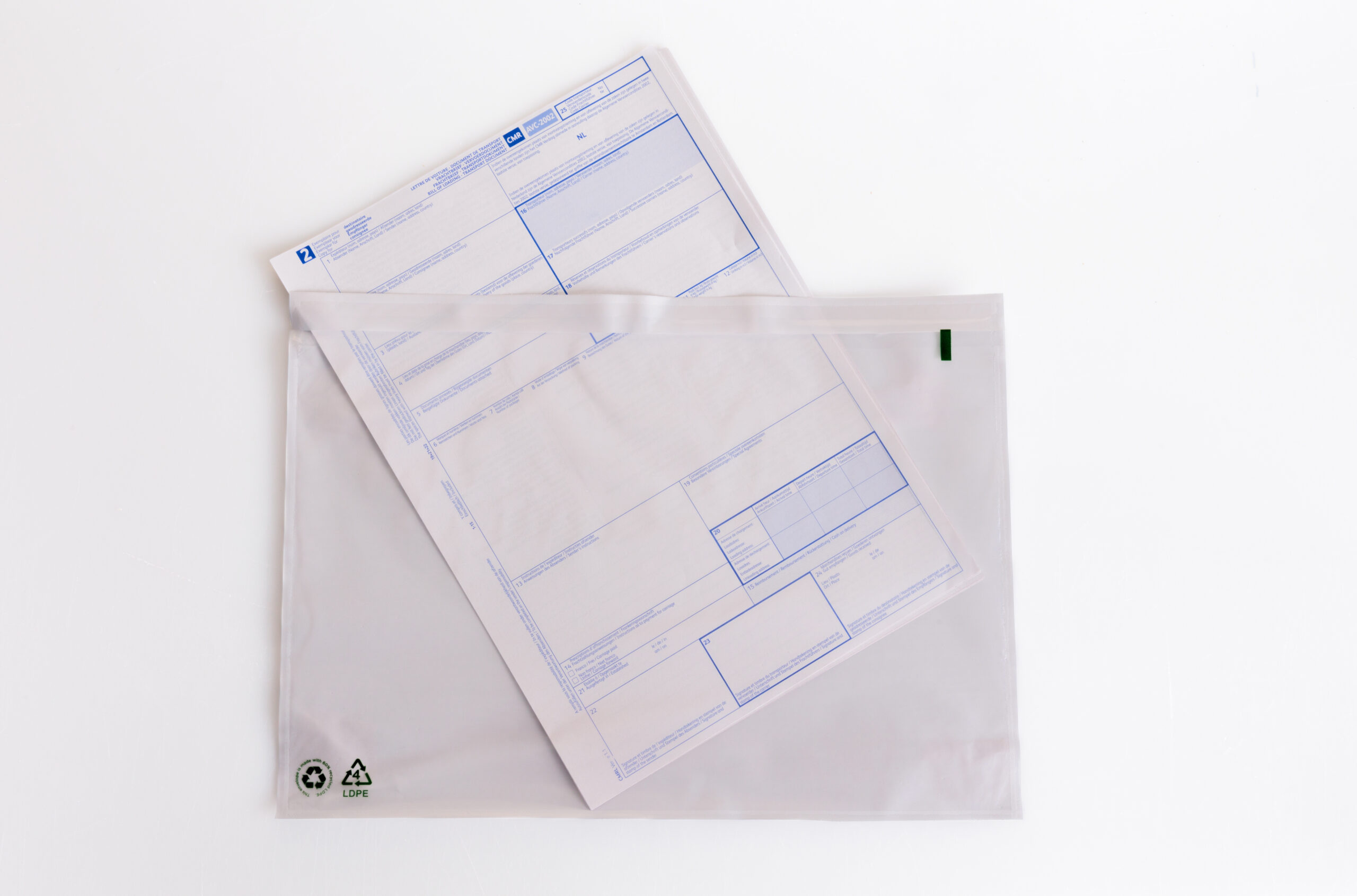 Paklijst envelop transparant 60% recycled | 328 x 235 mm (A4)