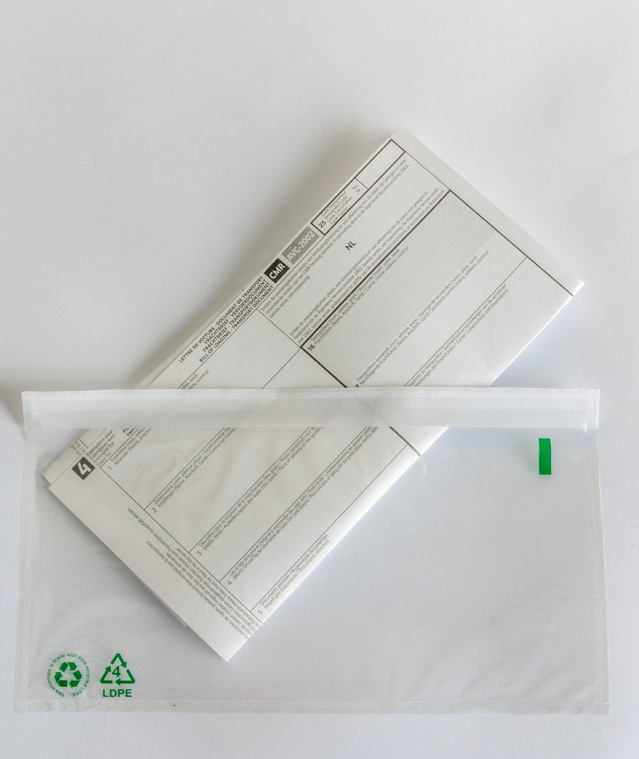Paklijst envelop Doc. Encl. / Pack. list 60% recycled | 225 x 122 mm (DL)