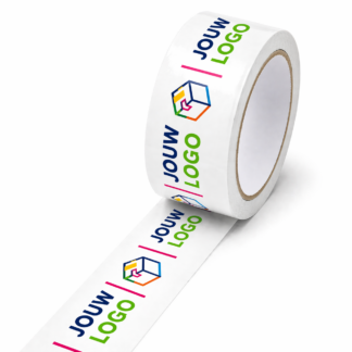 Bedrukte tape PP acryl | 5 kleuren x 50 mm x 28 mu selecteren Bedrukte tape PP acryl | 5 kleuren