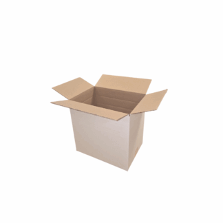 Kartonnen doos dubbele golf (BE) wit 310 x 220 x 300 mm ril 200/250