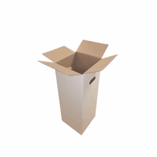 Witte doos met handvat