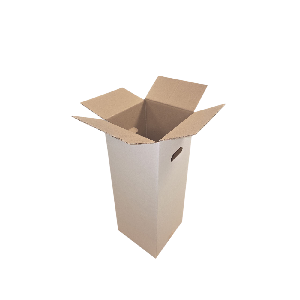 Witte doos met handvat