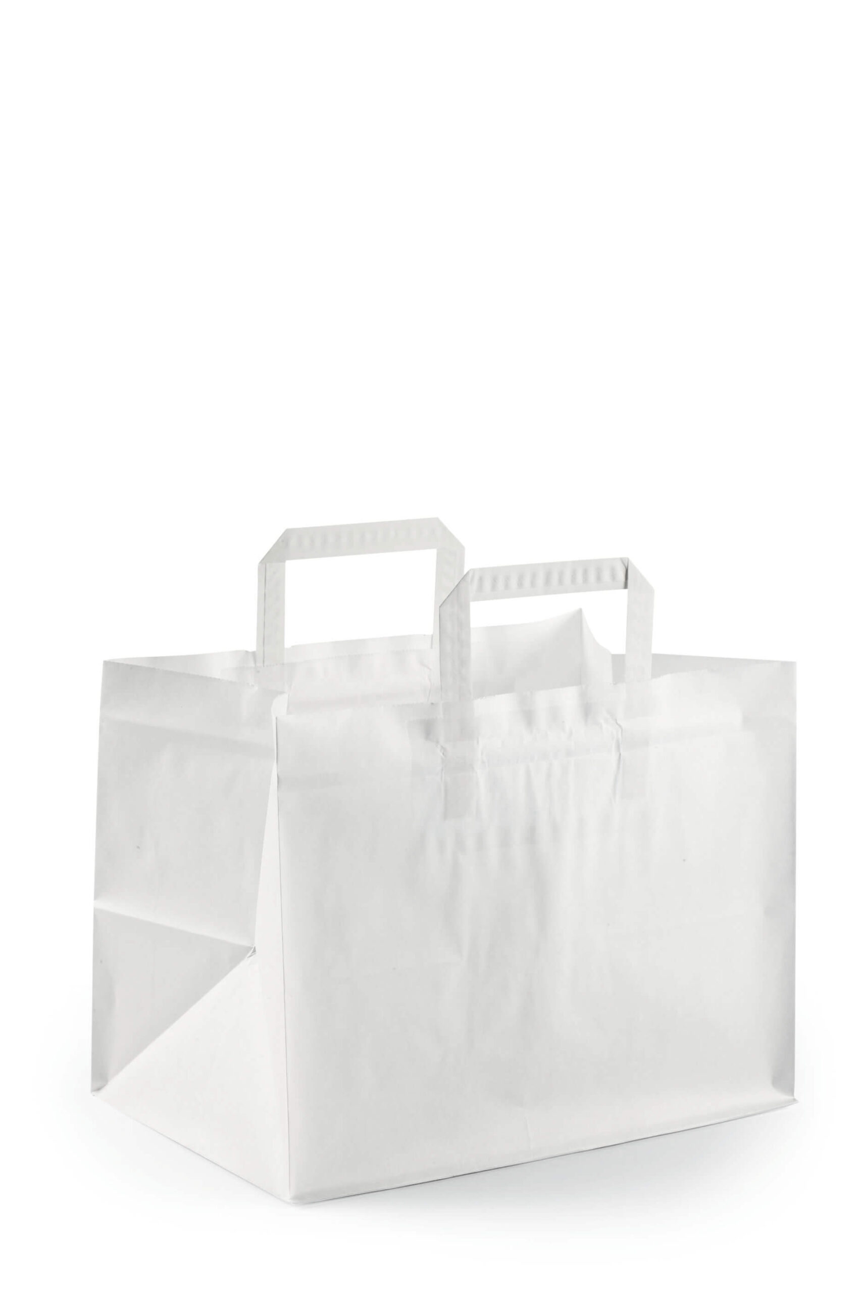 Draagtas papier wit takeaway 317x218x245