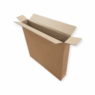 Kartonnen doos dubbele golf (EE) bruin kraftline | 315 x 54 x 305 mm