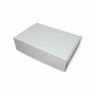 Postdoos enkele golf (E) wit-wit 305 x 220 x 85 mm