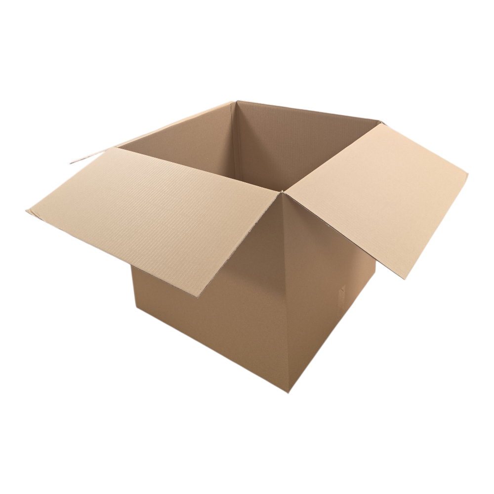 Kartonnen doos enkele golf (C) bruin | 590 x 590 x 560 mm