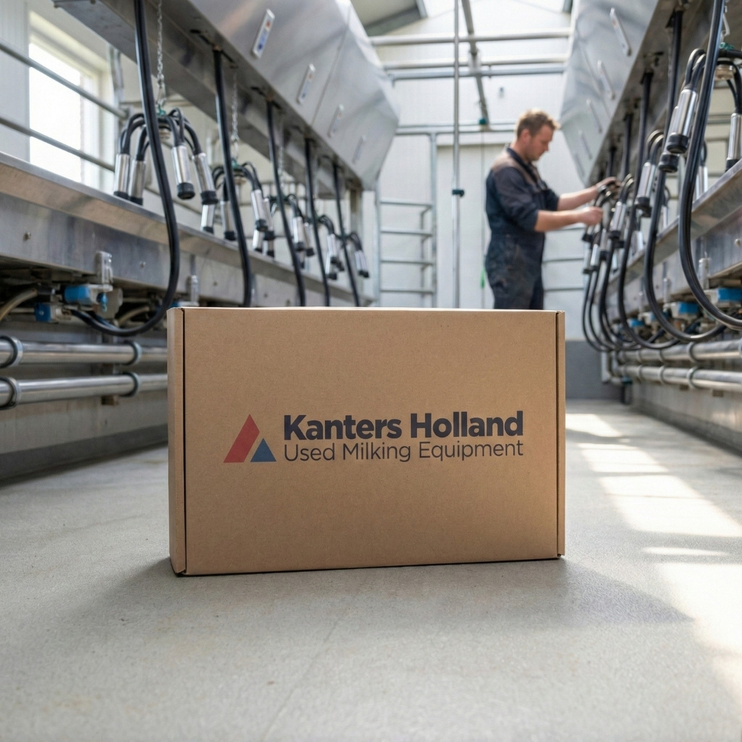 Bedrukte bruine brievenbusdoos Kanters Holland