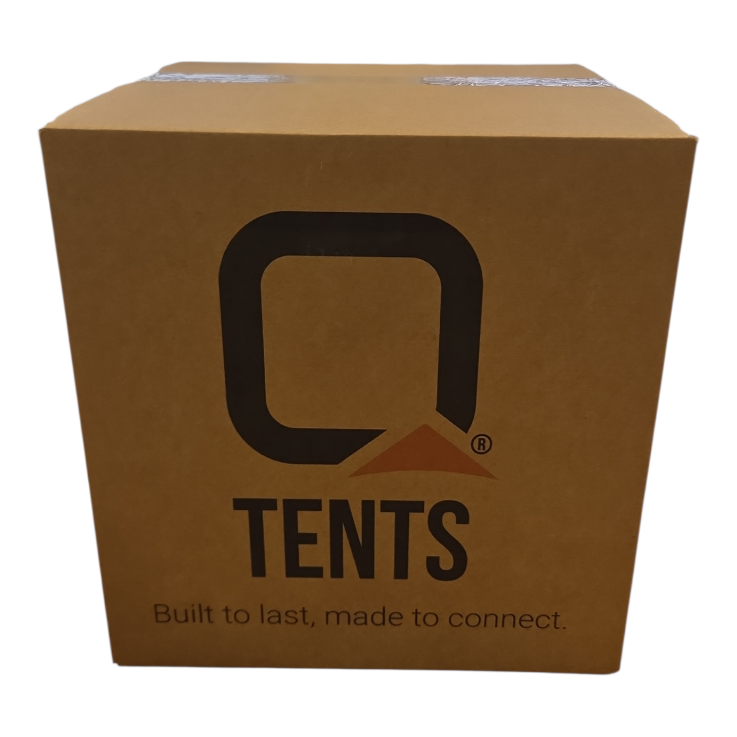 Bruine bedrukte doos