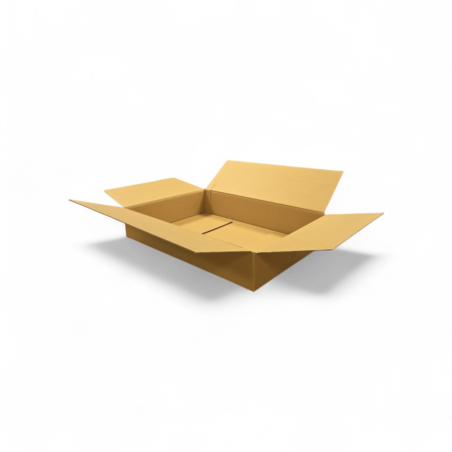 Kartonnen doos 590 x 390 x 103 mm bruin dubbele golf EE