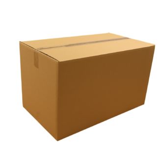 Kartonnen doos dubbele golf bruin 690 x 400 x 400 mm