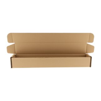 Postdoos dubbele golf CB bruin | 620 x 125 x 120 mm